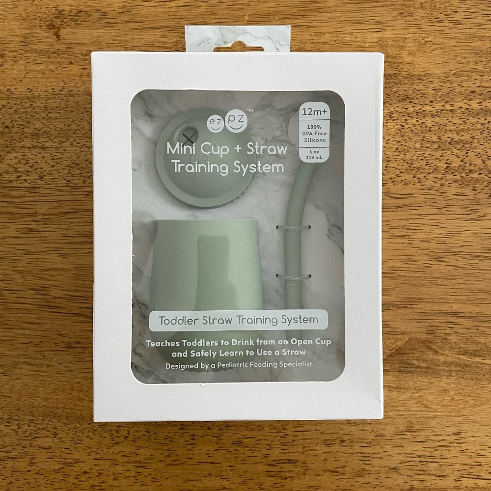 EZPZ Mini Cup & Straw (NIB)